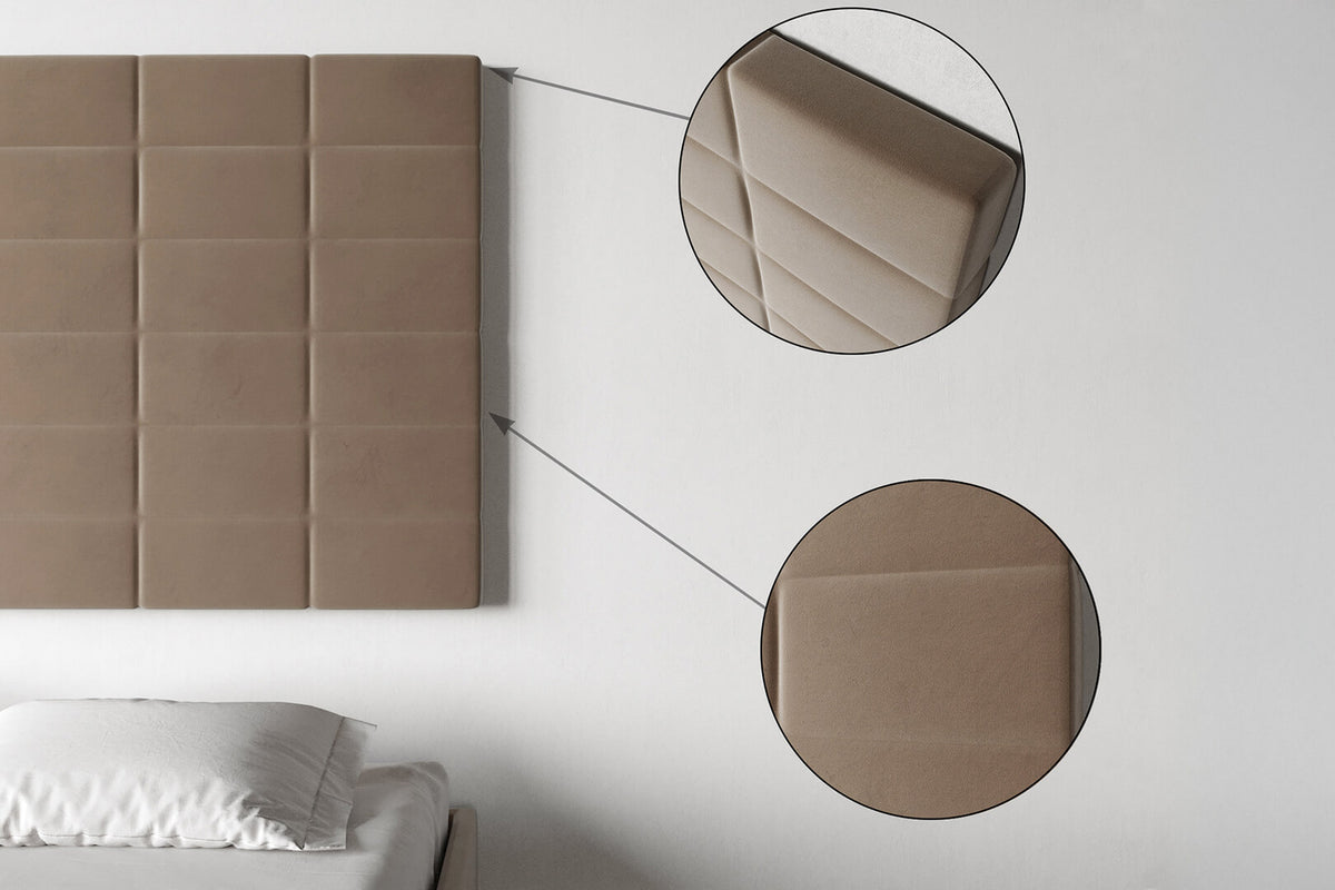 Zagłówek panelowy średni 050 w prostokąty, 90 cm – zdjęcie 4