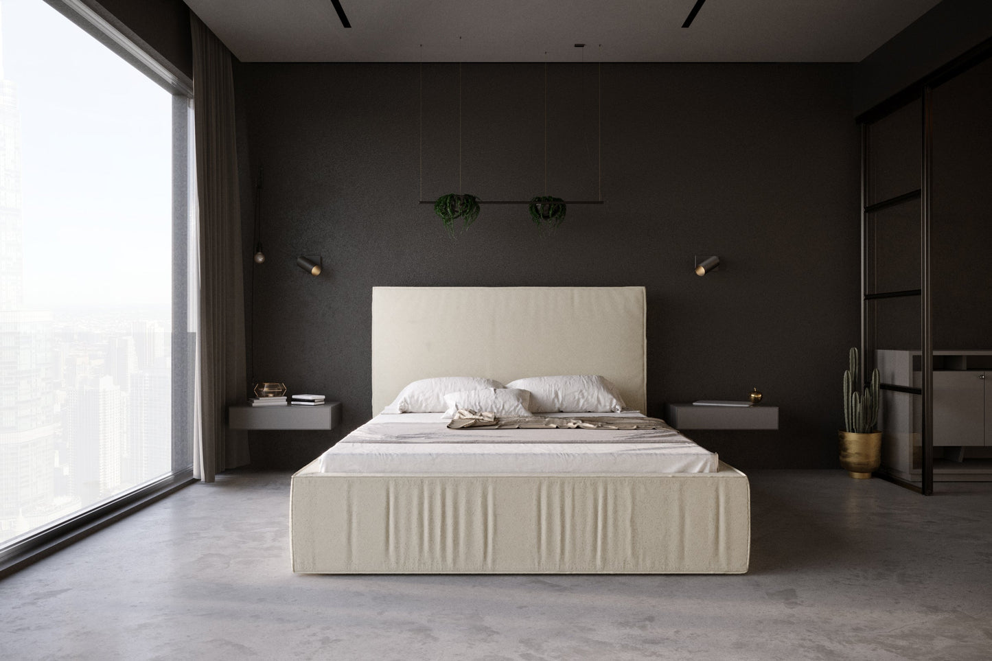 Łóżko tapicerowane 81249