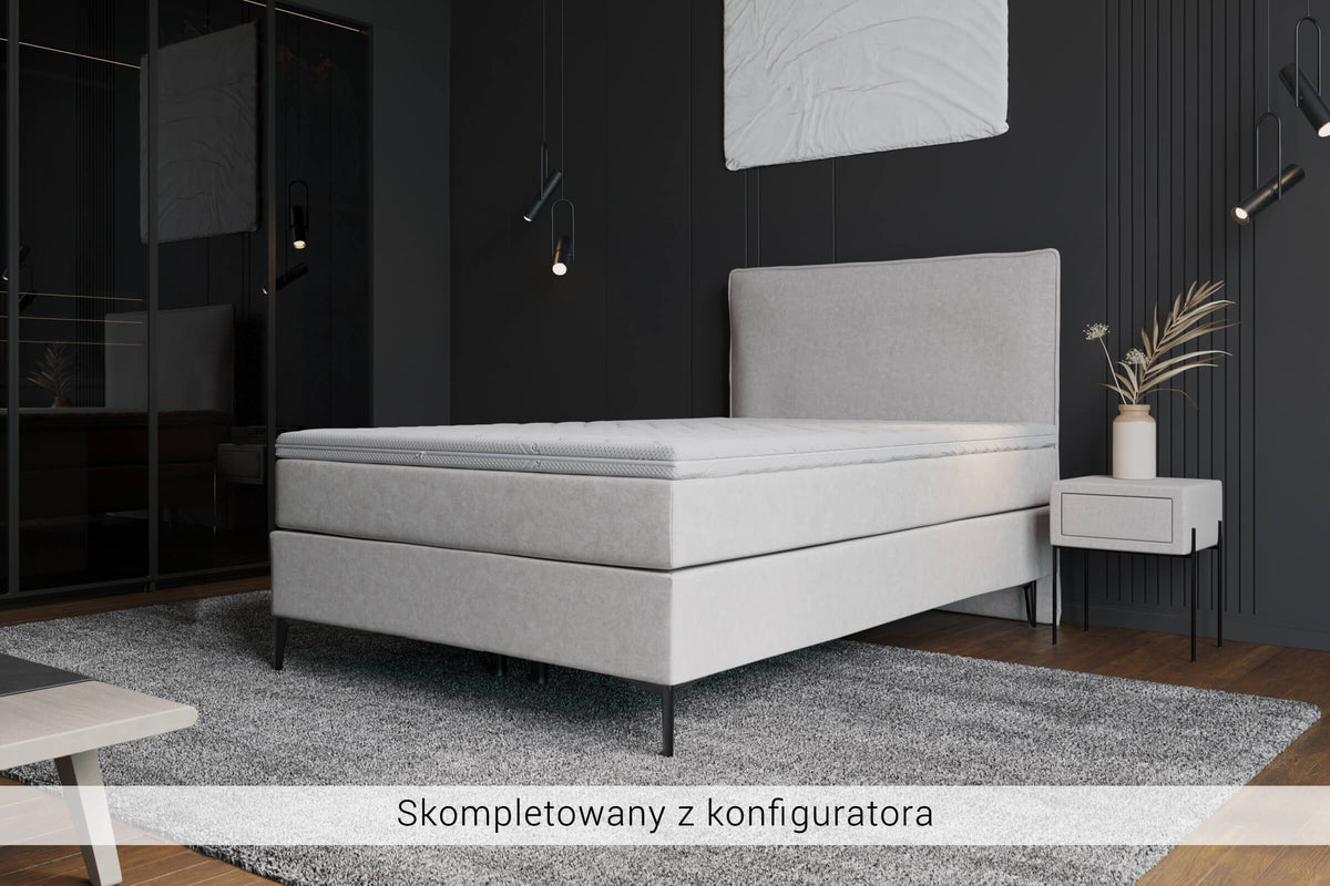 Łóżko kontynentalne BTFK22y – zestaw z materacem i zagłówkiem Z90 – zdjęcie 3