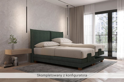 Łóżko kontynentalne KE-MTFK-N-PB-DE-BLO – zestaw z zagłówkiem Z07 – zdjęcie 3
