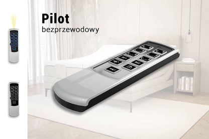 Łóżko kontynentalne KE-MTFK-N-PB-DE-BLO – zestaw z zagłówkiem Z07 – zdjęcie 5