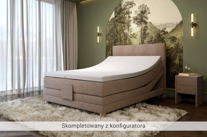 Łóżko kontynentalne KE-OCTO5-MTFK-Y-N-PB-DE-BLO z zagłówkiem Z96 – zdjęcie 3