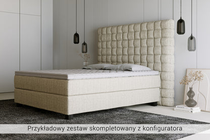 Łóżko kontynentalne RR34MTFKy – zestaw z materacem i zagłówkiem Z06 – zdjęcie 3