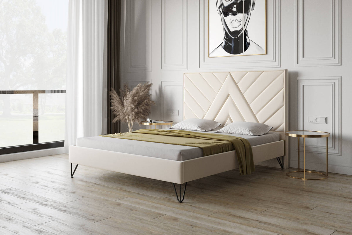 Zagłówek Z243 w skośne przeszycia, 121 cm – zdjęcie 2