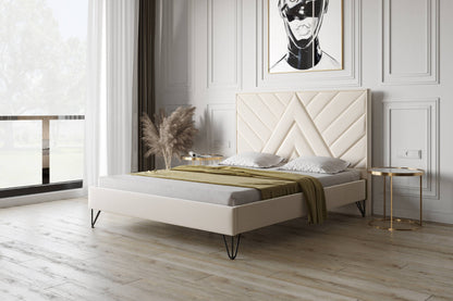 Zagłówek Z243 w skośne przeszycia, 121 cm – zdjęcie 2