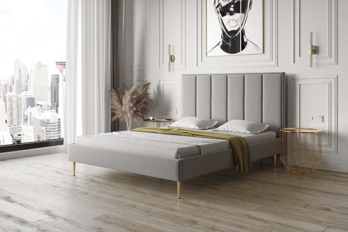 Zagłówek Z244 w pionowe przeszycia, 121 cm – zdjęcie 2