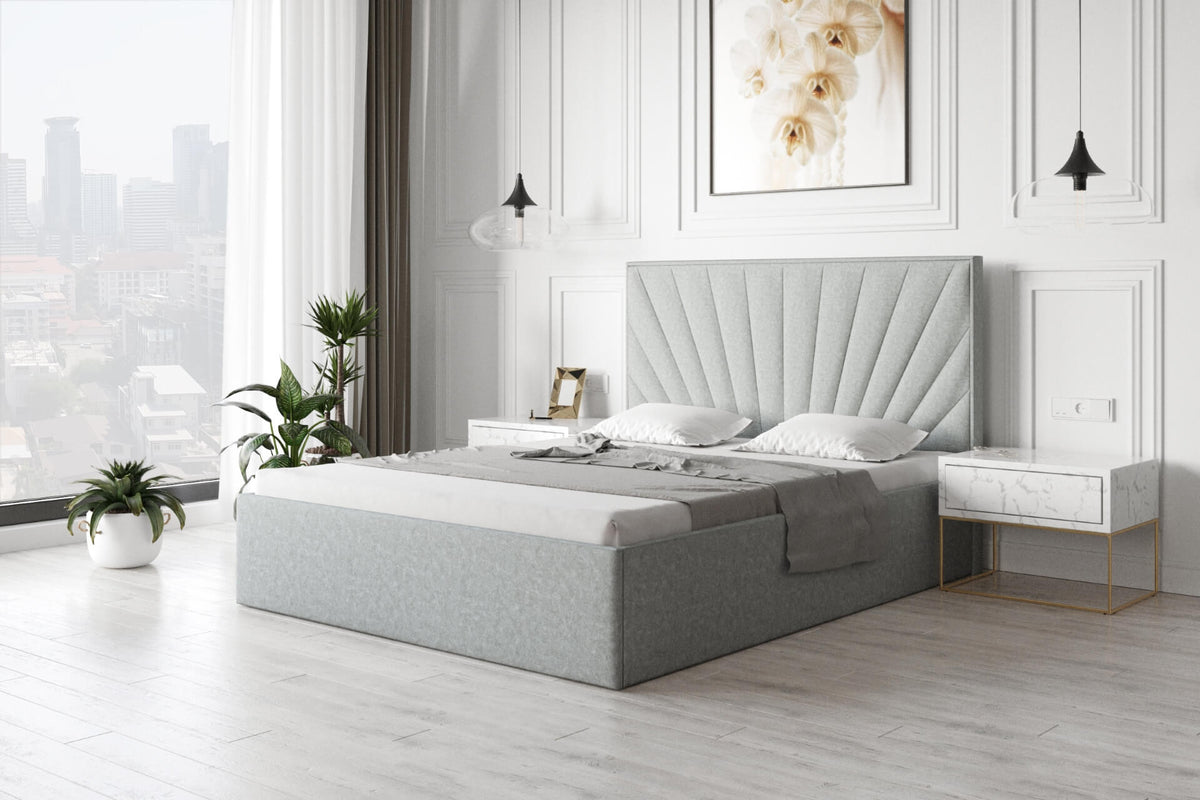 Zagłówek Z246 z promienistymi przeszyciami, 121 cm – zdjęcie 2