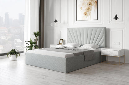 Zagłówek Z246 z promienistymi przeszyciami, 121 cm – zdjęcie 2