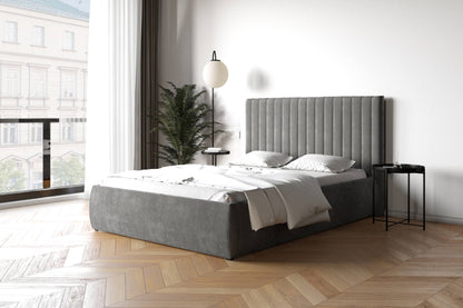 Zagłówek Z58 z gęstymi pionowymi przeszyciami, 123 cm – zdjęcie 2