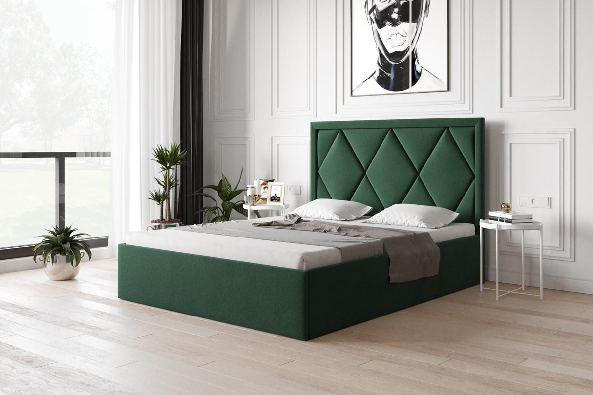 Zagłówek Z67 z przeszyciami w trzy romby, 121 cm – zdjęcie 2