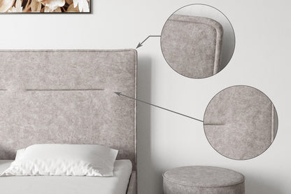 Zagłówek Z91 z wyrazistymi przeszyciami, 118 cm – zdjęcie 4