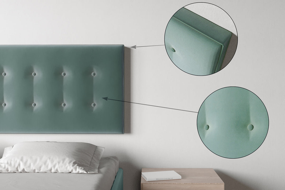 Zagłówek panelowy niski 012 pikowany z guzikami, 60 cm – zdjęcie 4