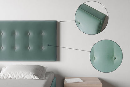 Zagłówek panelowy niski 012 pikowany z guzikami, 60 cm – zdjęcie 4