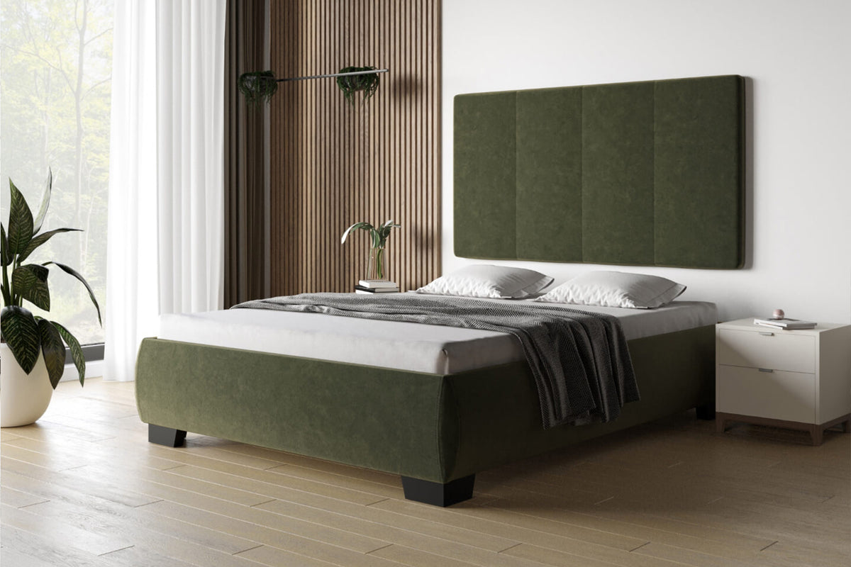 Zagłówek panelowy średni 023 z pionowymi przeszyciami, 90 cm – zdjęcie 2