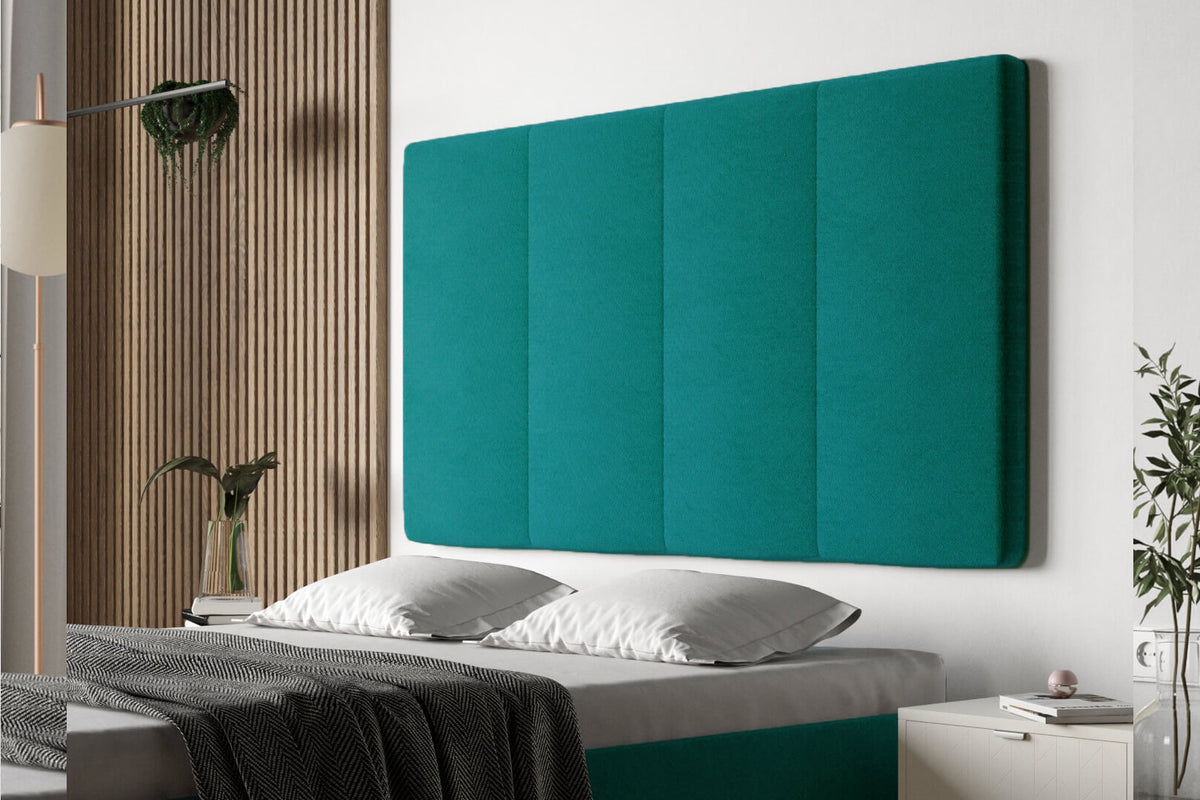 Zagłówek panelowy średni 023 z pionowymi przeszyciami, 90 cm