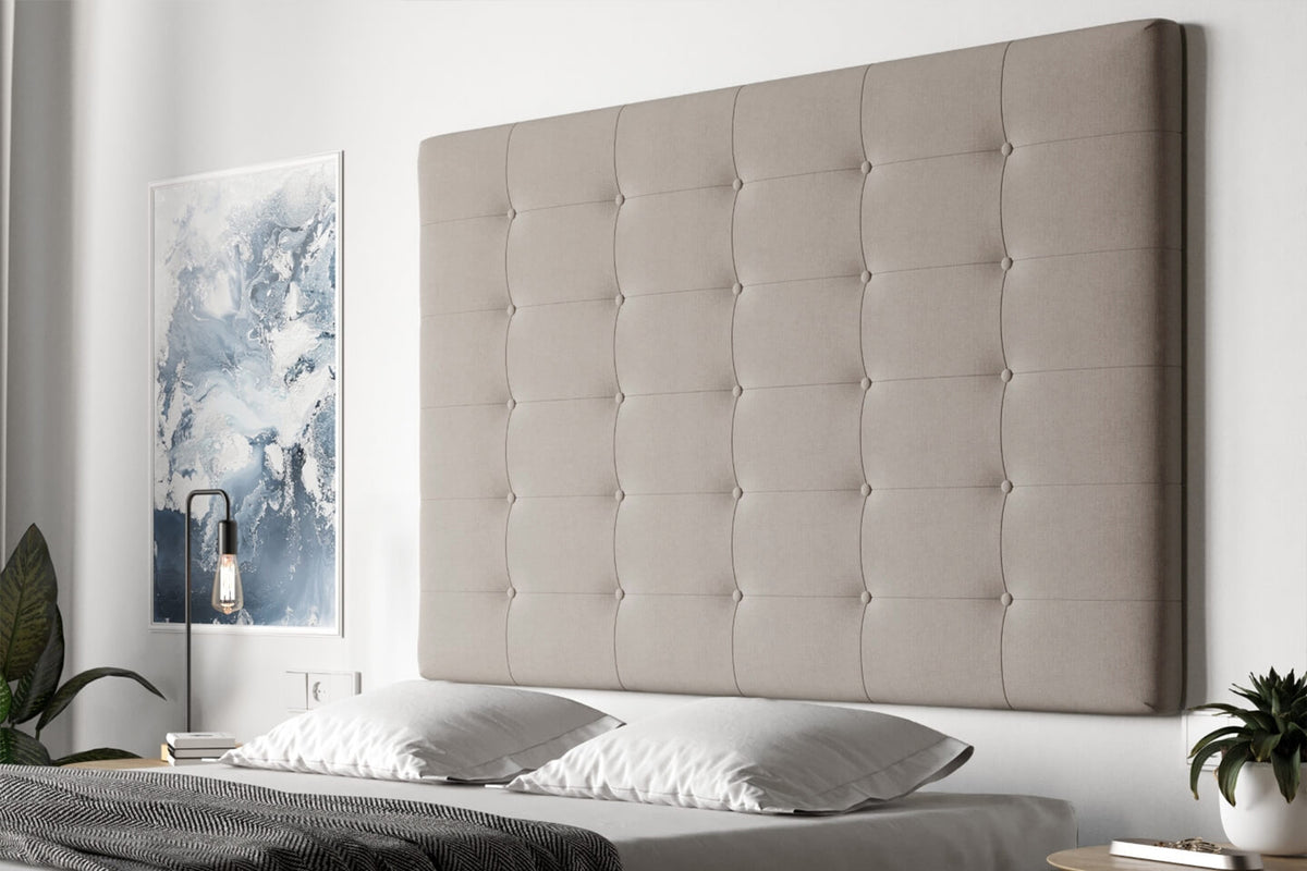 Zagłówek panelowy średni 025 z guzikami, 90 cm