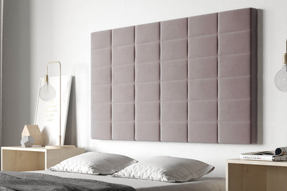 Zagłówek panelowy średni 050 w prostokąty, 90 cm