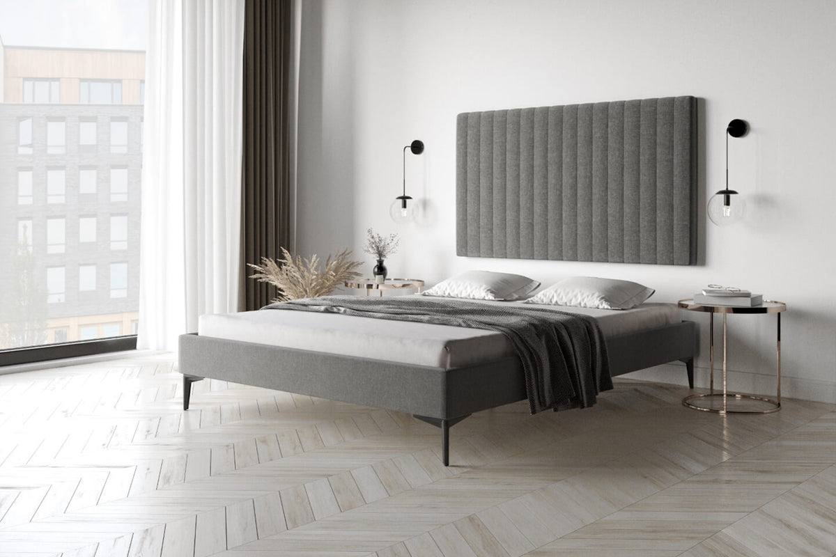 Zagłówek panelowy średni 058 z pionowymi przeszyciami, 90 cm – zdjęcie 2