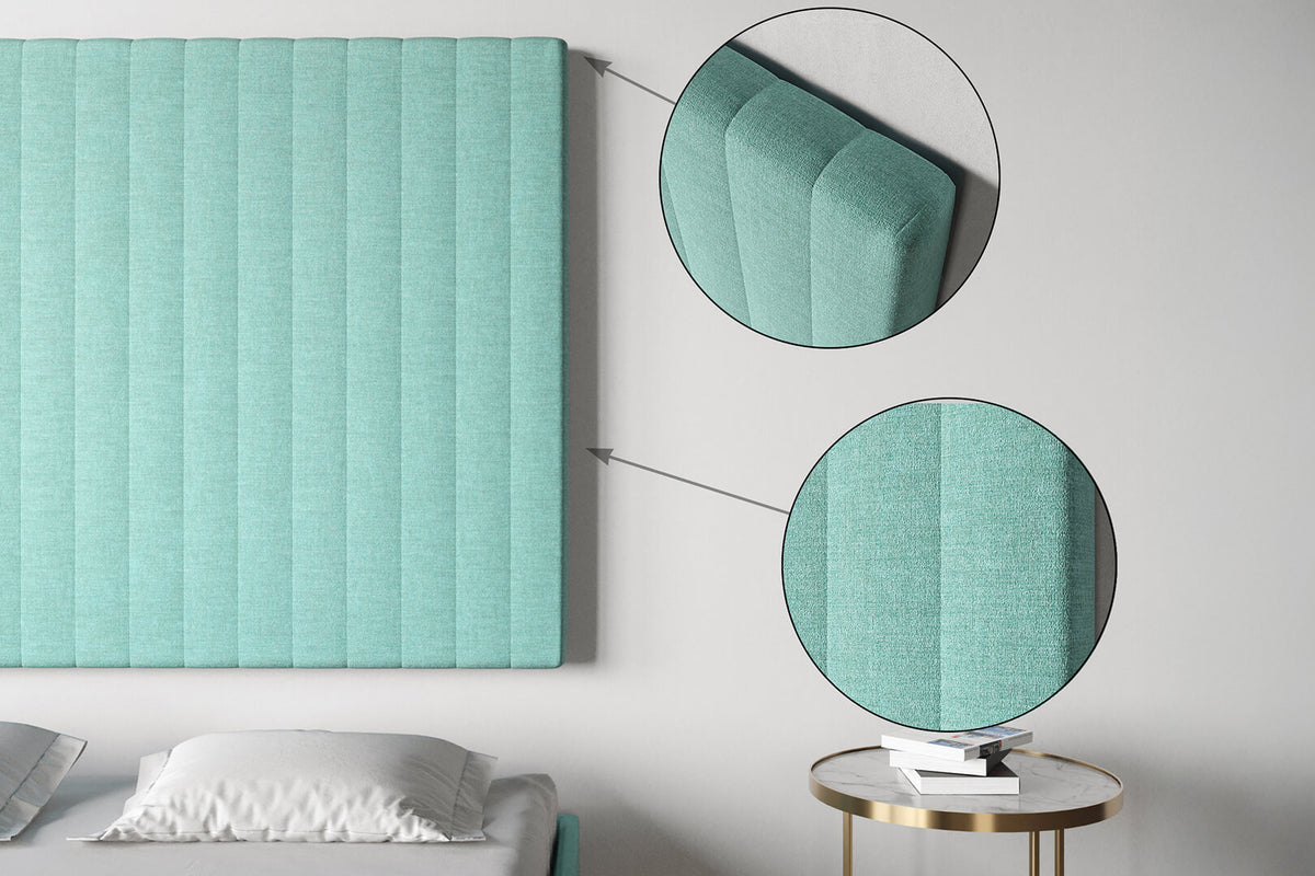 Zagłówek panelowy wysoki 058 z pionowymi przeszyciami, 120 cm – zdjęcie 4