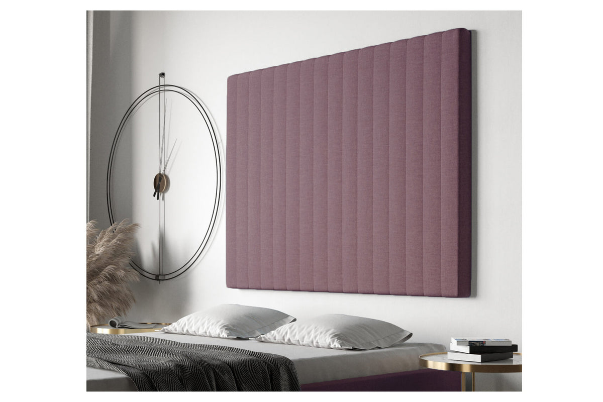 Zagłówek panelowy wysoki 058 z pionowymi przeszyciami, 120 cm