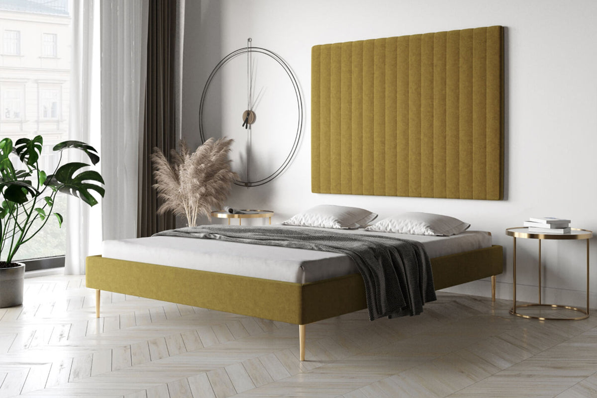 Zagłówek panelowy wysoki 058 z pionowymi przeszyciami, 120 cm – zdjęcie 2