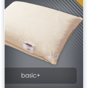 BASIC+ poduszka trzykomorowa twardsza puch 70%